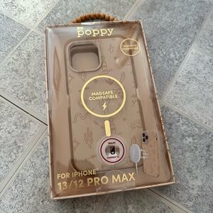 XO Poppy Western Themed Tan iPhone 13/12 Pro Max Case